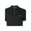 Polo Ralph Lauren Logo Bestickt Kurzarm Poloshirt Herren Oberteile Schwarz 710685514-002