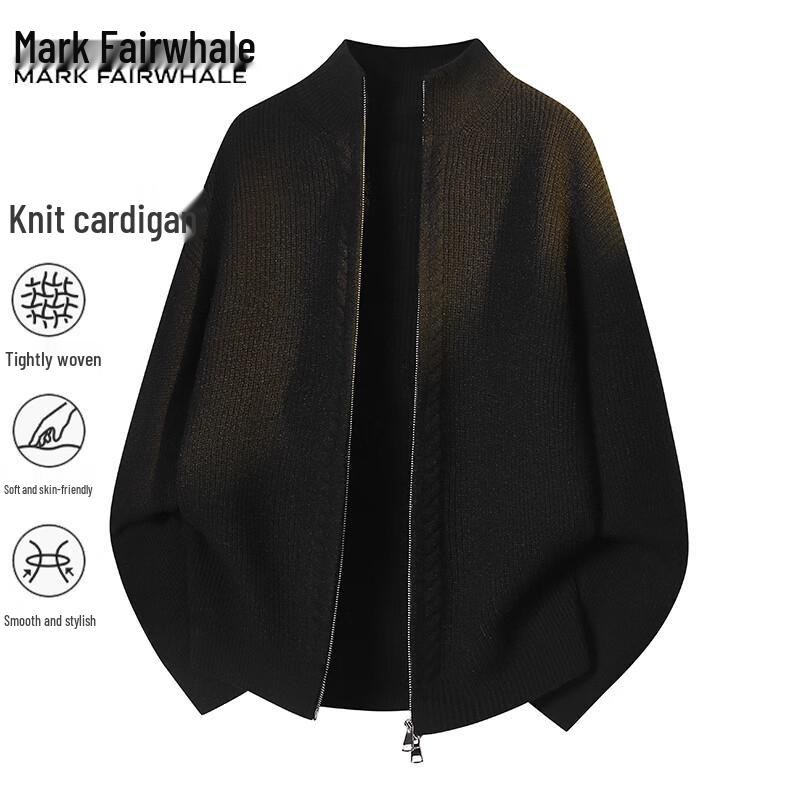 Mark Fairwhale Men's V-Neck Casual Cardigan Sweater