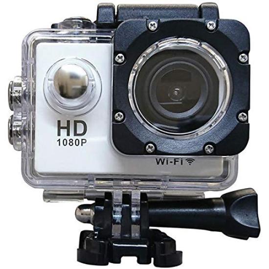 

SAC 1080p Full HD Екшн-камера Сумісна Біла Модель Веб-камера/WiFi AC200WH/W білий