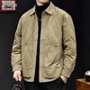 2025 Men's Trendy Lapel Patchwork Down Jacket - Lightweight Autumn/Winter Brand with White Duck Down Liner, Plus Sizes Available