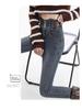 2026 Retro High-Waisted Slimming Skinny Jeans for Women - Elastic Pencil Pants for Autumn/Winter