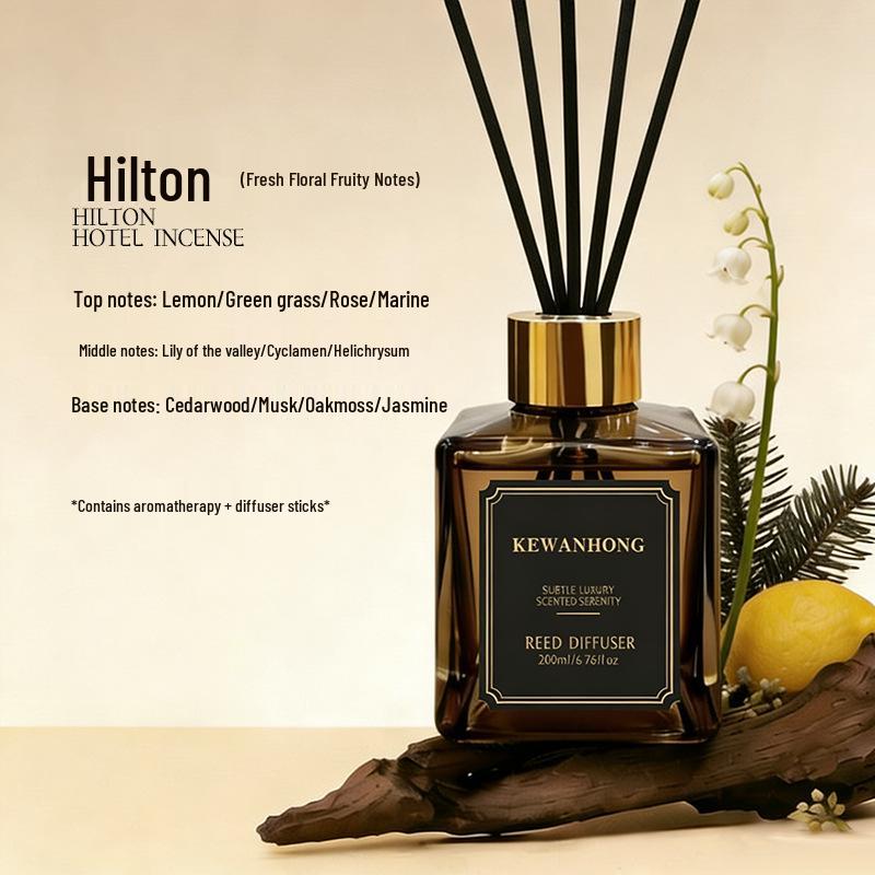 Hilton Aromatherapy Long-Lasting Air Freshener & Aroma Diffuser.