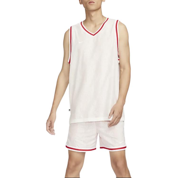 Nye Nike Dri Fit Giannis Basketballshorts Herre Seilhvit/Hvit/Hvit FZ0828-133