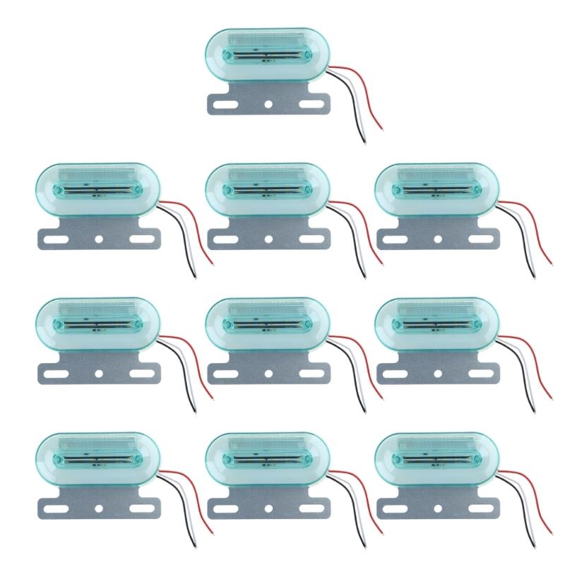 10Pcs LED Side Marker Brake Indicator Lamp Warning Light Clearance Truck Light 1