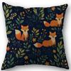 Cute Fox Print Pillowcase Decoration Sofa Living Room Decoration Christmas Accessories Cushion Cover 7.3
