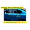 for Mazda 2 Demio Accessories Chrome Door Handle Luxury No Rust 2007-2014 2008 2009 2010 2011 2012 2013 Car Sticker Car Styling