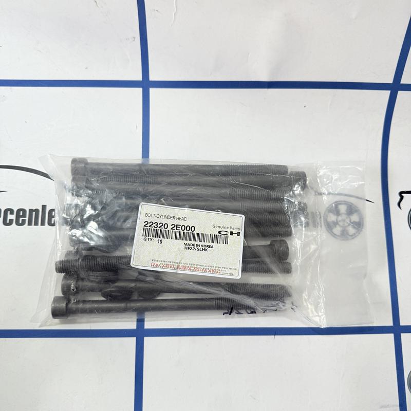 10Pc Engine Cylinder Head Bolts For Hyundai Kia 1.8L 2.0L L4 16V GAS DOHC G4NA G4NB G4NC G4ND G4NH G4NE L4NA G4NG F4NA 2009-2024