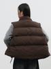 Generalidea Unisex Nylon Padded Vest [Brown] / Sbe3U08009