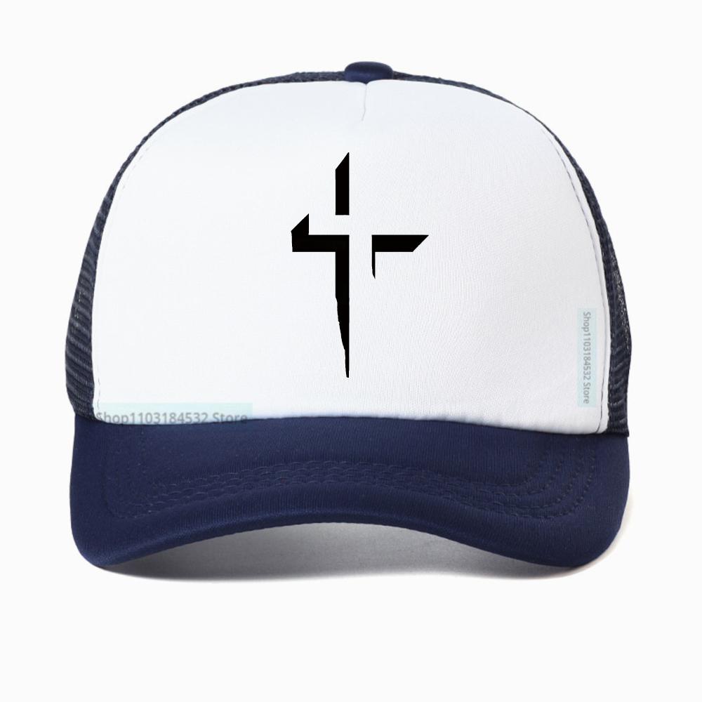 Summer Unisex Outdoor Sports Cross Creative Print Baseball Cap Fashion Unisex Mesh Breathable Snapback Hat Bones