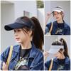 Sun Visor for UV Wide UV Sun Elastic Size Free [Weuiean] Women, Protection, Men's Cap, Brim, Hat, Protection, Protection, Cord, Adjustment, Unisex,