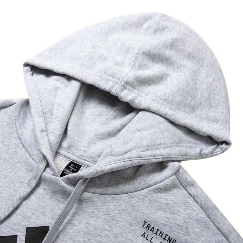 adidas Sweatshirts Men's Gray Hooded Moderate Other Unisex IS7104