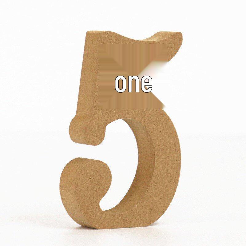 Freestanding DIY Wooden Letters & Numbers: Home, Wedding, and Photography Decor