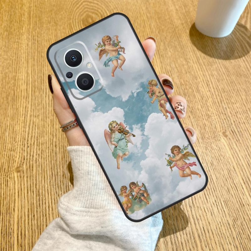 Renaissance Angel Aesthetic Funda For OPPO Reno 14 F 10 11 12 13 Pro 13F 12F 11F 7 8 Lite OPPO Find X6 X5 X8 X9 Pro Case