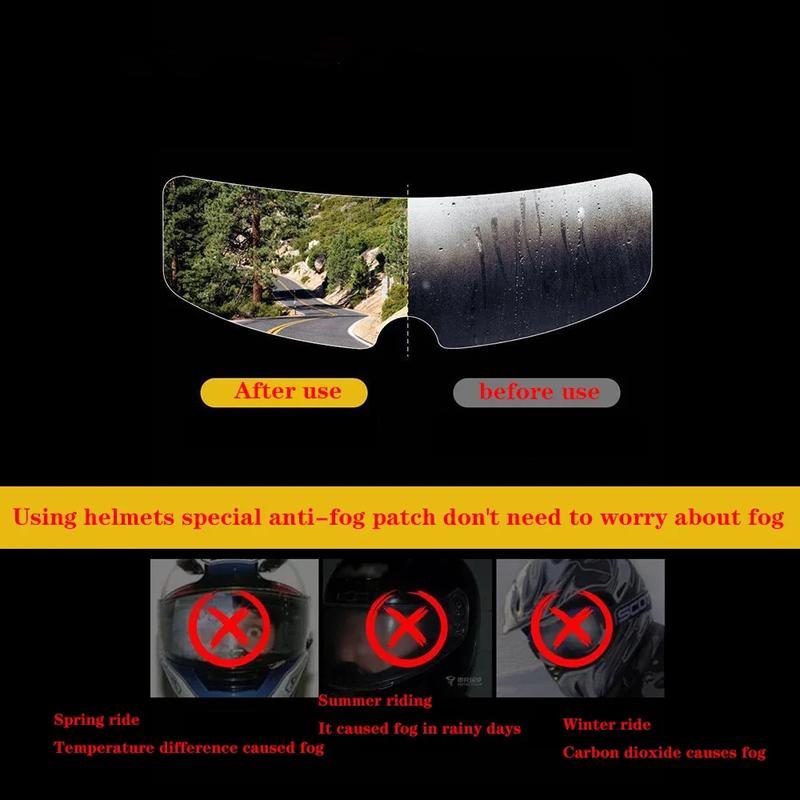 Helmet Clear Anti Fog Film Fit for LS2 FF906 FF902 Visor Accessories