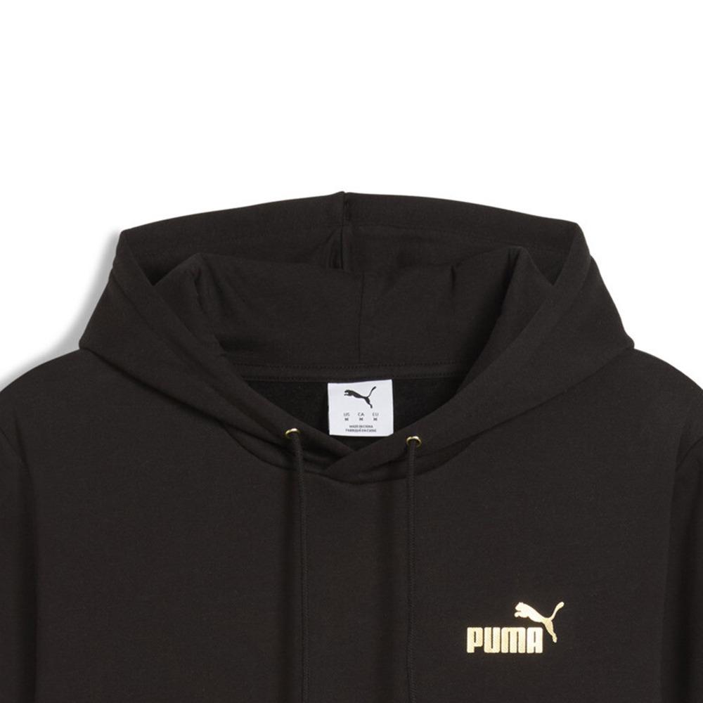 Puma Metallic Hoodie Lässiger Sportpullover Langarm Sweatshirt Herren Hoodies 634668-01