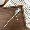Chinesische High-End Quasten Haarnadel: Hanfu-Haaraccessoire im antiken Stil aus Holz