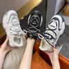 Lace up Wedge Platform Shoes For Women Casual Chunky Sneakers Female Fashion Warm Walking Shoes Trainers Dad Shoes Woman2024