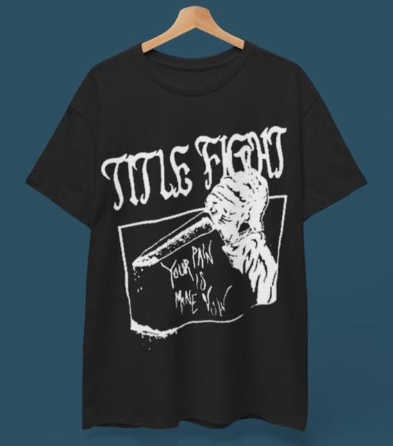 Title Fight TShirt Hardcore Punk Emo Shoegaze Alternative Unisex Tee S