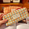 Woven Fabric Pencil Case Large Capacity Pencil Bag Multipurpose Pen Pouches for Students Women School Office Daily Use