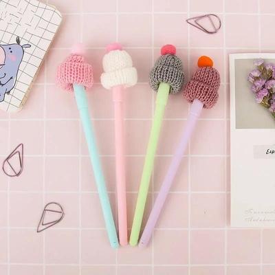 1 Stück Kreativer Niedlicher Schwarzer Gelstift Der Kleine Frische Hut Stiftkappe Signatur Lernschreibwaren Geschenke Schulsachen