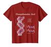 Nerdy Vintage DNA Genetics Chemistry Biology Science Teacher T-shirt