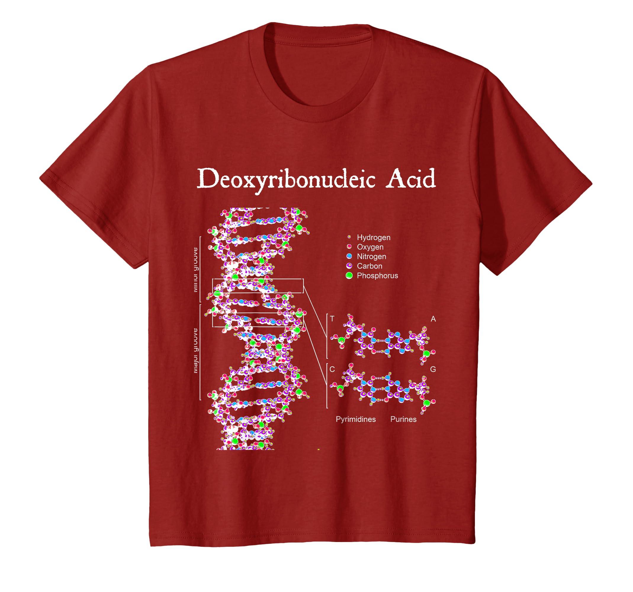 Nerdy Vintage DNA Genetics Chemistry Biology Science Teacher T-shirt