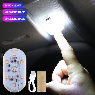 Magnety Dotyková střešní světla do interiéru auta Vnitřní osvětlení Stropní lampa Noční světlo Ruční čtecí lampa Čtecí lampa
