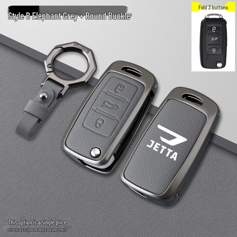 Jetta Model D Elephant Grey Key Case