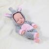 30cm Silicone Reborn Baby Doll - Soft Sleep Companion & Child Role-Playing Toy