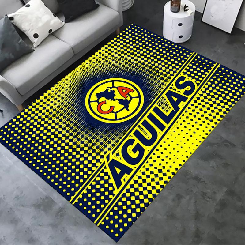 Fc Club America Carpet Rug for Living Room Bedroom Home Sofa Decoration,Kids play Non-slip Floor Mat