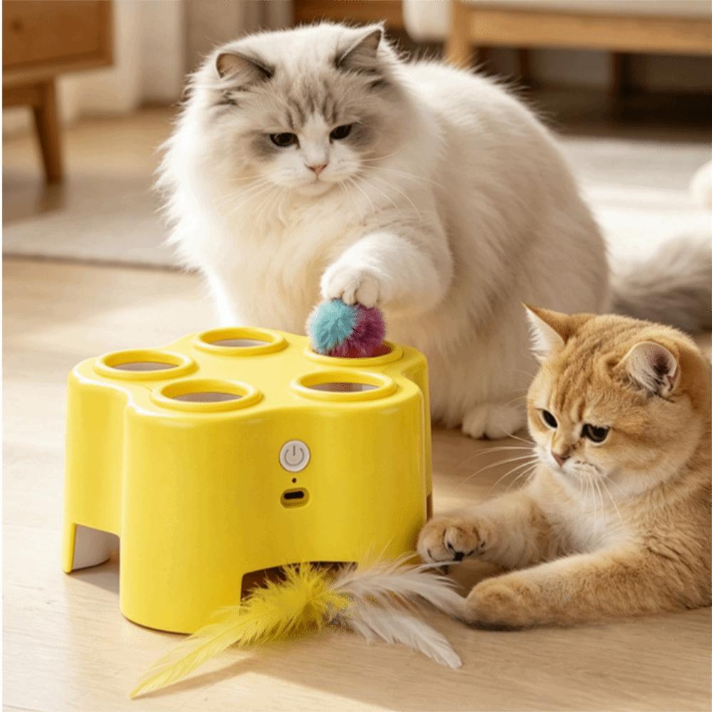 Electric Powered Cat Toy Bite Resistant Electric Toy Pet Toy Cat Teaser  Home Pet Game
