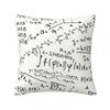 Mathematics Formulas Math Numbers Luxury Pillow Cover Home Decorative Geek Science Puzzle Sofa Cushion