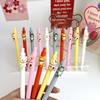 15Pcs Cute and Fun Cat Ballpoint Pens, Retractable Pens, Stationery, Office Supplies, and School Supplies, Signature Cute Student Stationery