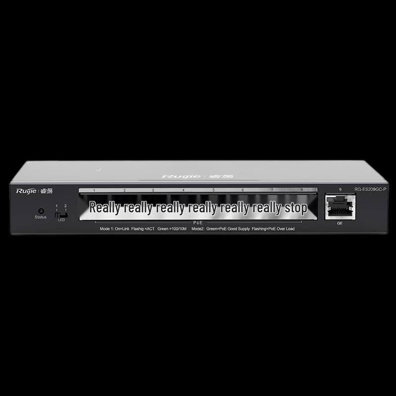 Ruijie RG-ES209GC-P 8-Port Gigabit PoE Managed Switch