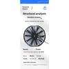 Universal 12V Radiator Fan ABS 80W Condenser Fan 10 INCH 8/10 Blades Heavy Duty Fan Car Aircon System