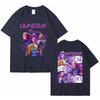100 Cotton Kpop Kpop Demon Hunters Film Graphic TShirt Unisex Women High Quality Fashion Casual Unisex Girls Top Tee Oversize