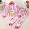 Baby 6M -8Y Home Wear Children's Clothing Set Children's Underwear Set Boys Autumn and Winter Cotton Pajamas Set