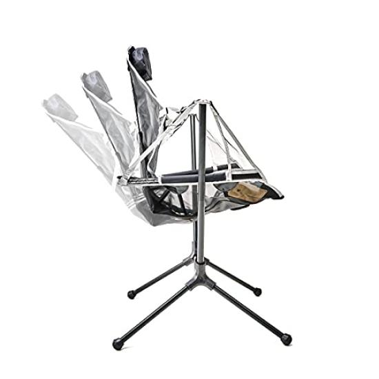 Falco Swing Chair Outdoor Reclining Chair Hammock Folding Adjustable Pillow Height Outdoor Load Capacity 136kg FAL.CO (Gray)