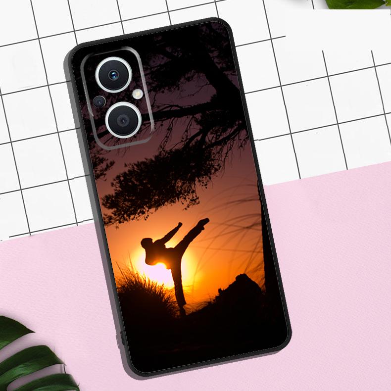 Kung Fu Taekwondo Karate Case For OPPO Reno 13 12 11 F 8T 7 8 10 Pro OPPO Find X8 Pro X6 Pro X3 X5 Lite Cover Coque