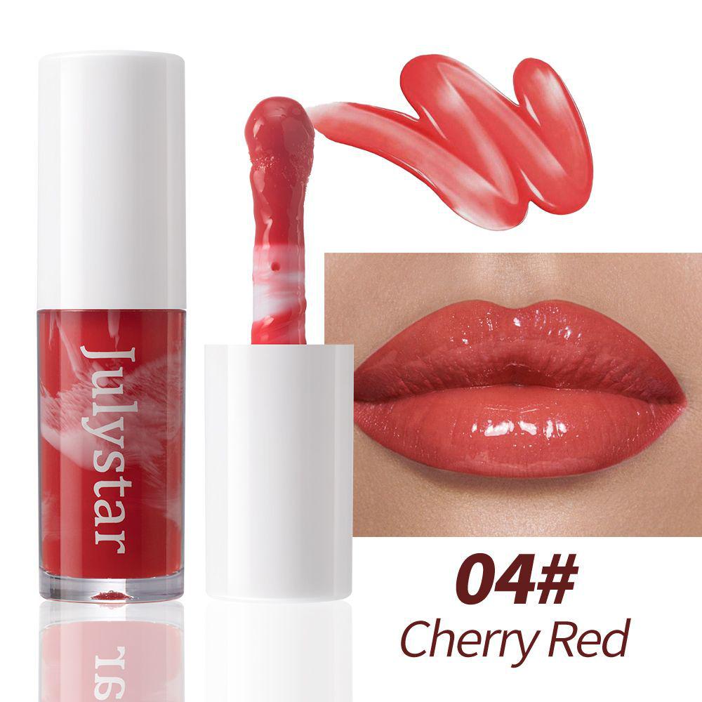 

Marble Pattern Watery Glossy Lip Oil – Moisturizing, Easy-to-Apply, Gloss Finish 4.8ml