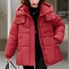 Fashion Woman Winter Coats Hooded Thick Warm Casual Winter Jacket Women's Parkas