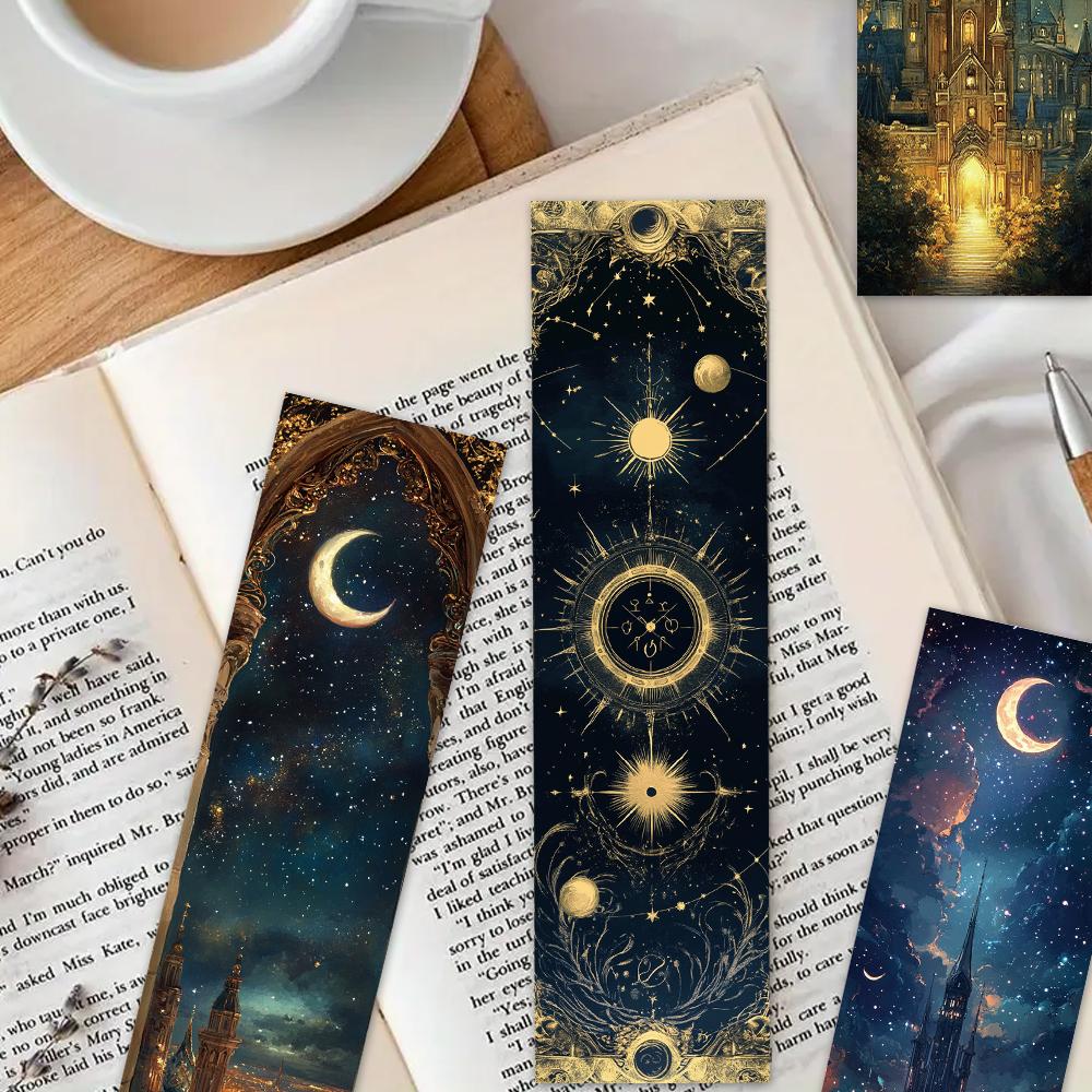 32pcs, Astronomy Bookmarks, Back to School Season, Christmas, Halloween, Suitable for Teachers, Readers, and Birthday Gifts.
