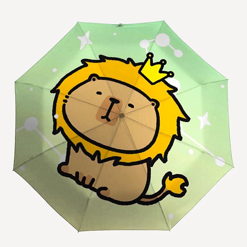 

1PC Leo Capybara Personality Umbrella with 8 Frames, Automatic Open, Durable Frame, Quality Craftsmanship y250912154