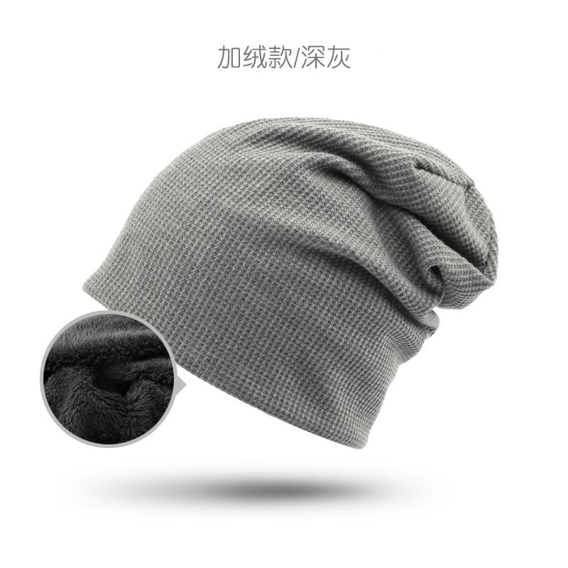 

Stacking Hat Spring and Autumn Pullover Knitted Hat Outdoor Autumn and Winter Couple Warm Ear Protector Baotou Cold Hat