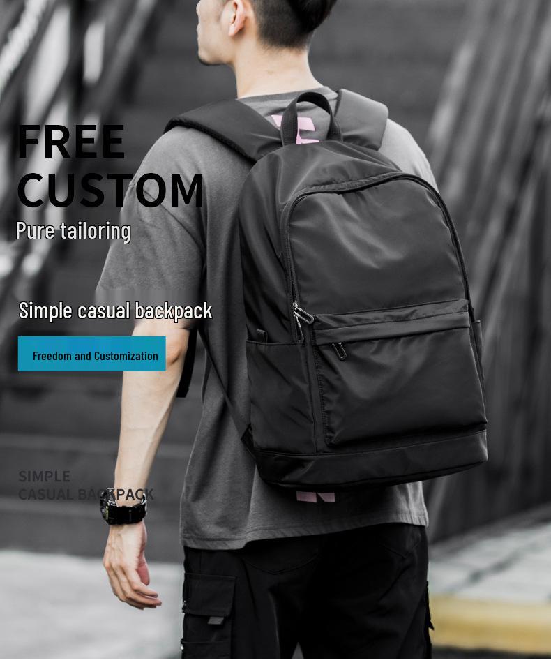 Men's Trendy Travel Backpack and Student Schoolbag