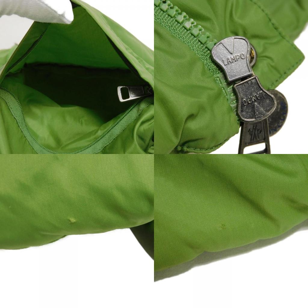 Used 12262 ZEED 43330 50 68959 7865 0 Logo Patch Gilet Button Zipper Pepper Japan Nylon Lat Green Men's from Japan