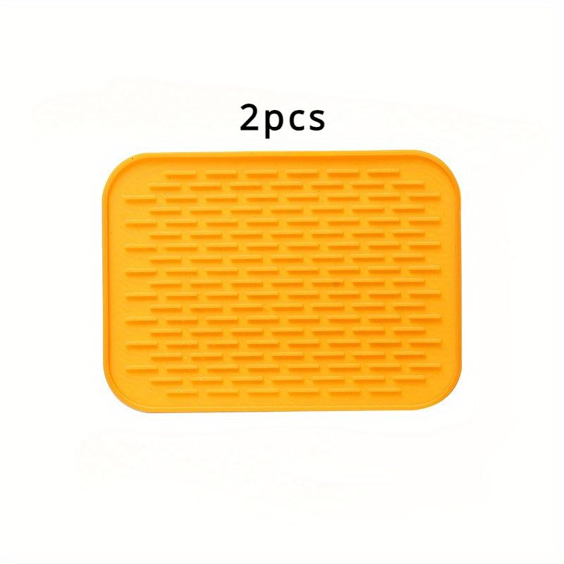 Multifunctional And Durable Silicone Round Non-Slip Heat-Resistant Mat, Coaster Mat, Placemat, Pot Mat, Table Mat