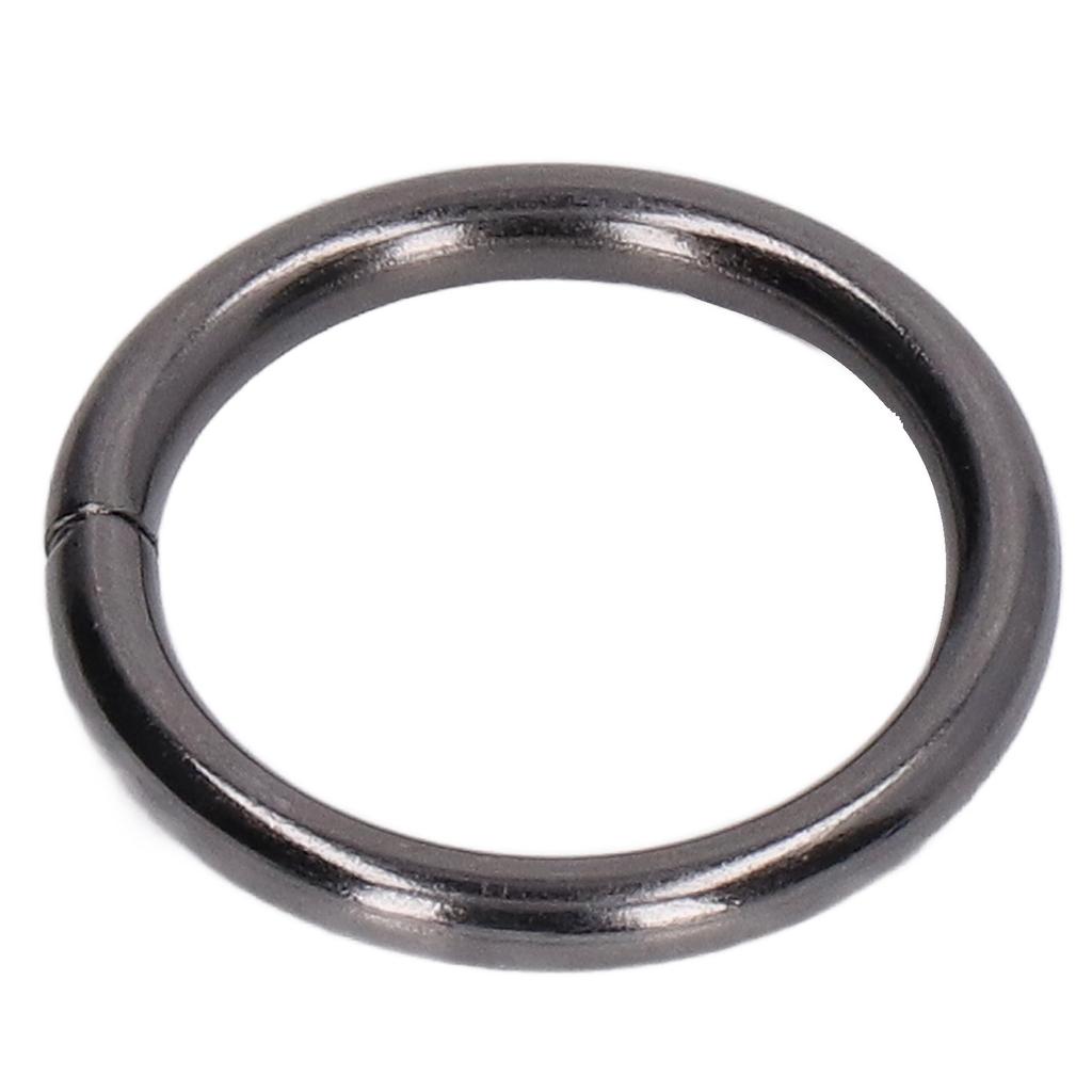 50Pcs Metal Rings 15x3mm Iron Material Sturdy   Multifunctional Exquisite O Rings Metal