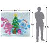 BlueÂ´s Clues Silky Magenta Christmas Supersoft Blanket