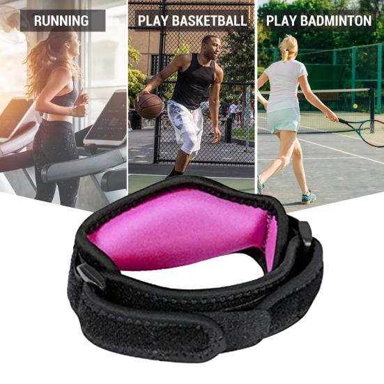 Women Men Tennis Elbow Brace Elbow Strap with Sponge Liner Pad Professional Tendonitis Arm Band Sports Forearm Support